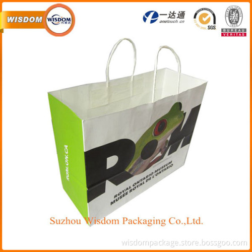 fully automatic plain white kraft paper bag making machine